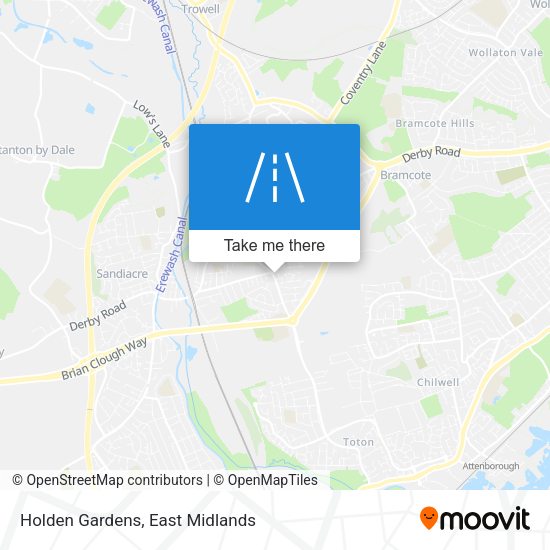 Holden Gardens map