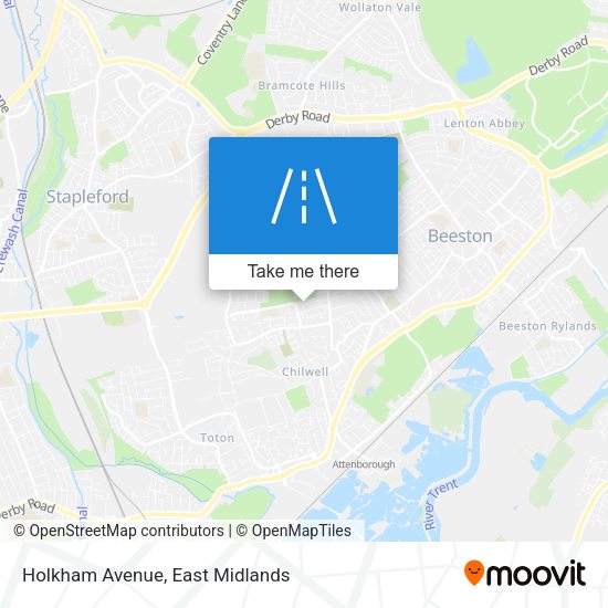 Holkham Avenue map