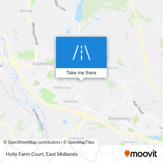 Holly Farm Court map