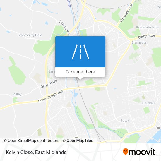 Kelvin Close map