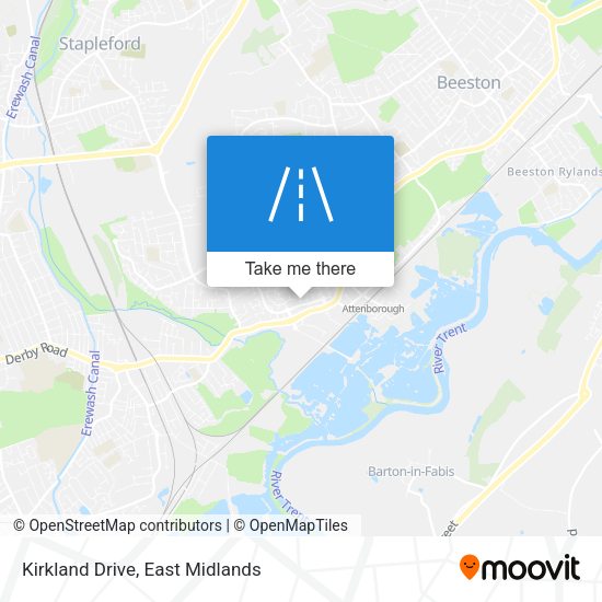 Kirkland Drive map
