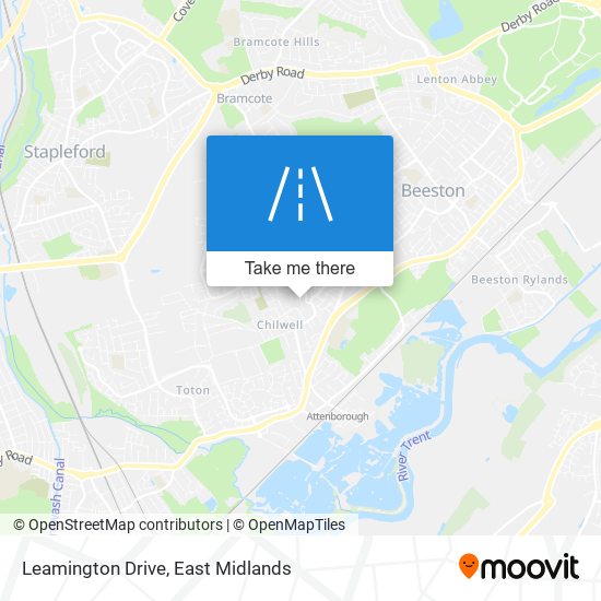 Leamington Drive map