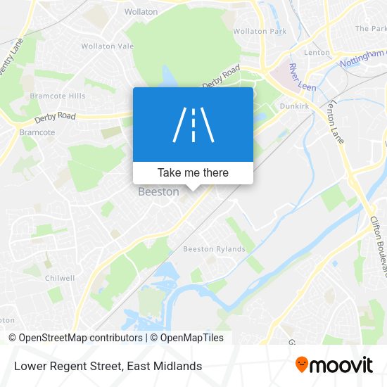 Lower Regent Street map