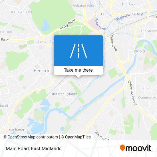 Main Road map
