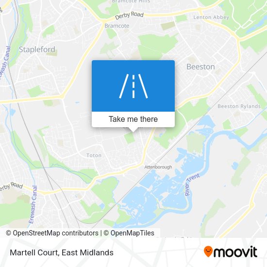 Martell Court map