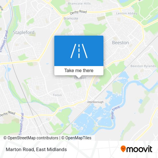 Marton Road map