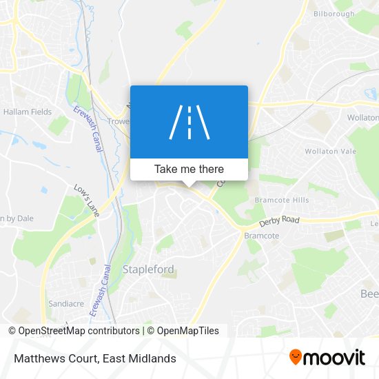 Matthews Court map