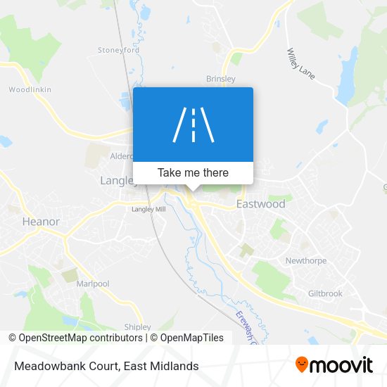 Meadowbank Court map