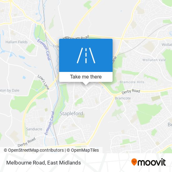 Melbourne Road map