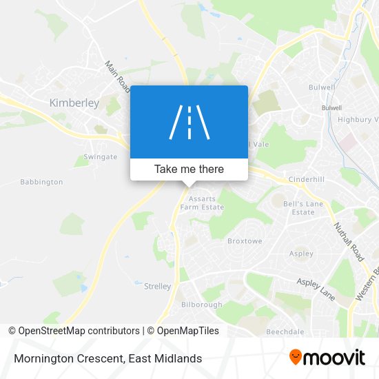 Mornington Crescent map