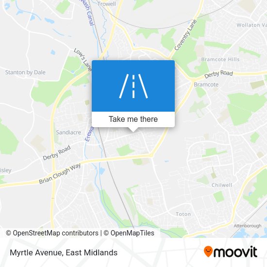 Myrtle Avenue map