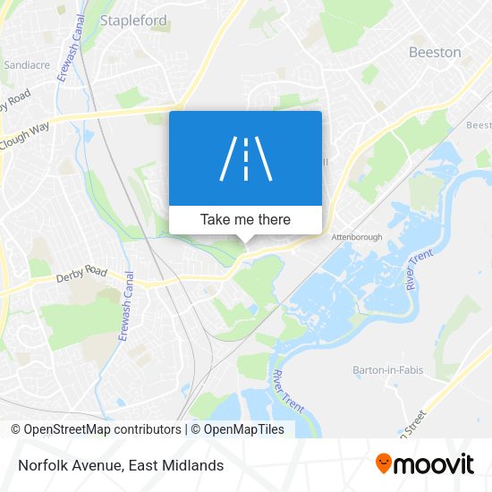 Norfolk Avenue map