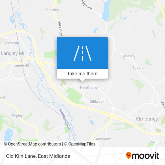 Old Kiln Lane map