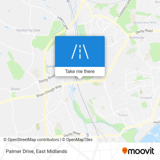Palmer Drive map
