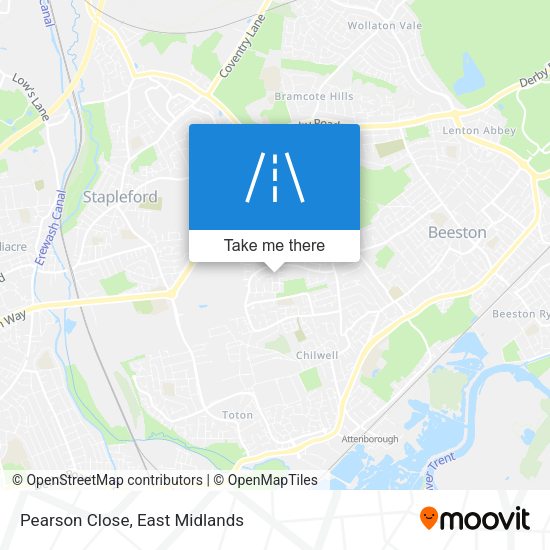 Pearson Close map