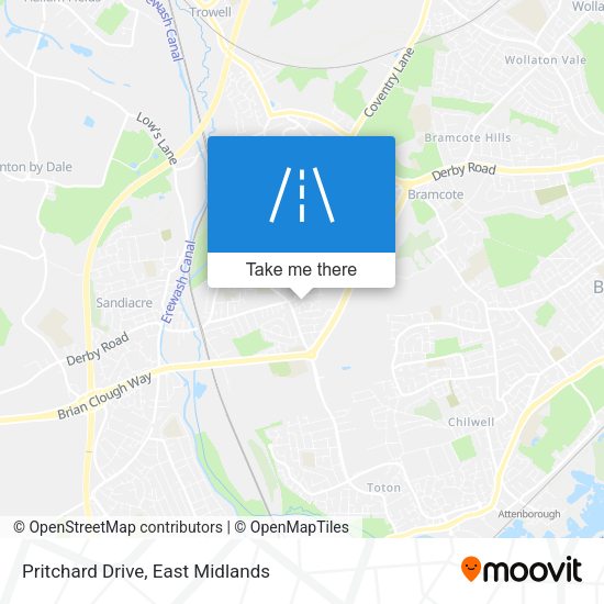 Pritchard Drive map