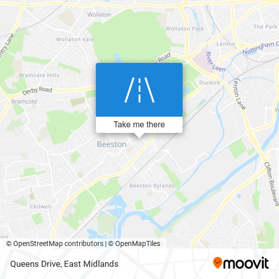 Queens Drive map