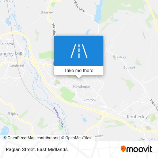 Raglan Street map
