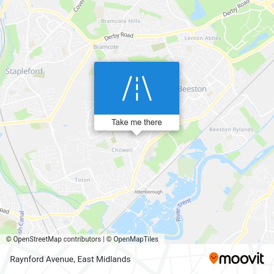 Raynford Avenue map