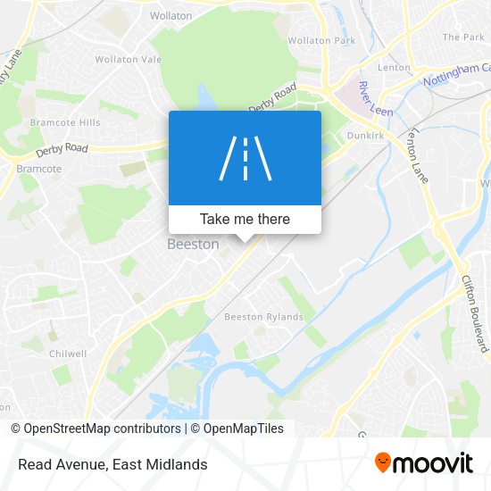 Read Avenue map