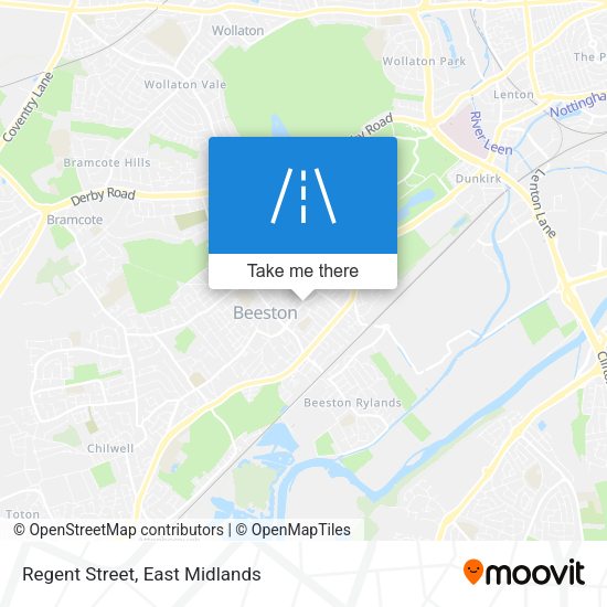Regent Street map