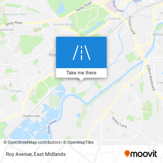 Roy Avenue map