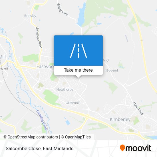 Salcombe Close map
