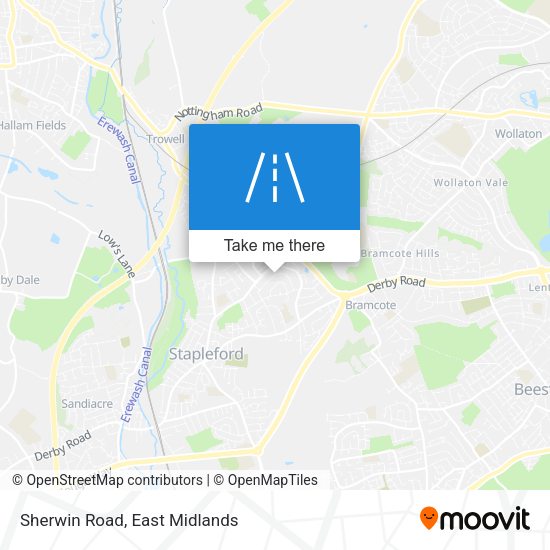 Sherwin Road map