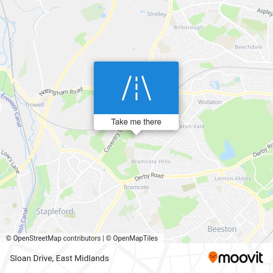 Sloan Drive map