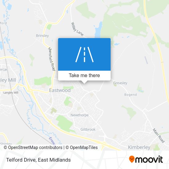 Telford Drive map