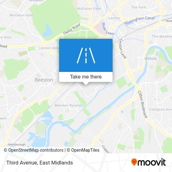 Third Avenue map