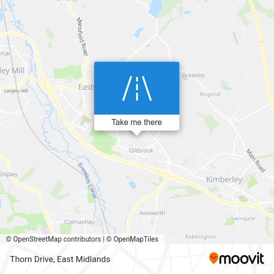 Thorn Drive map