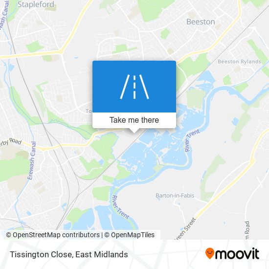 Tissington Close map