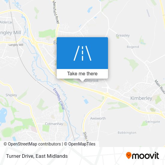 Turner Drive map