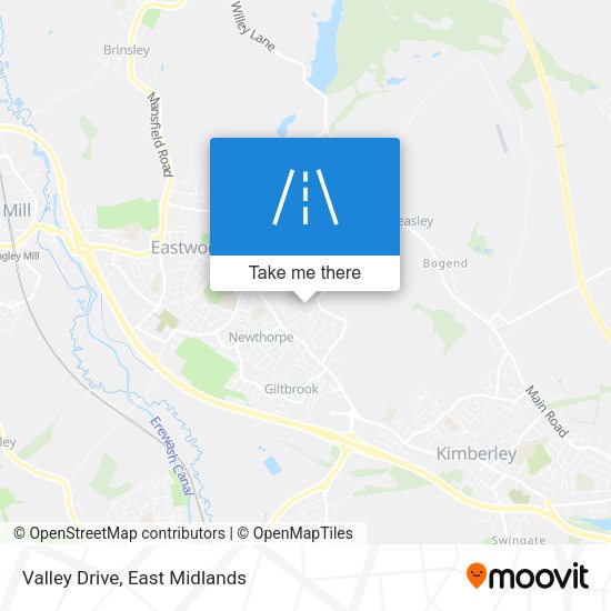 Valley Drive map