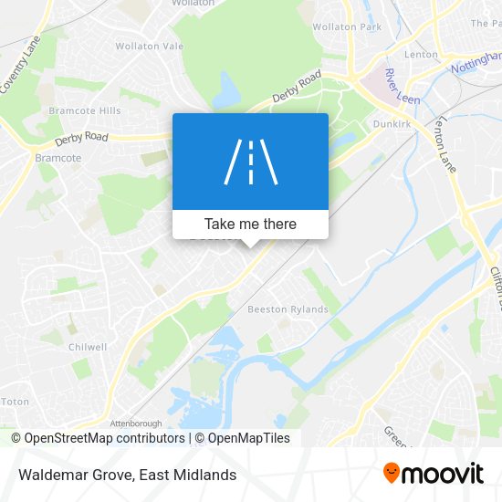 Waldemar Grove map