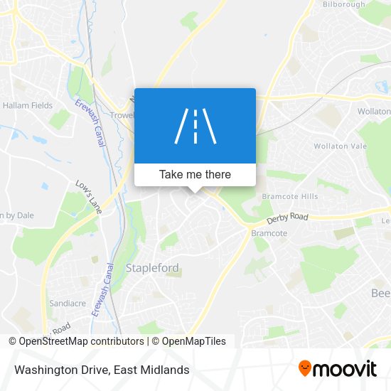 Washington Drive map