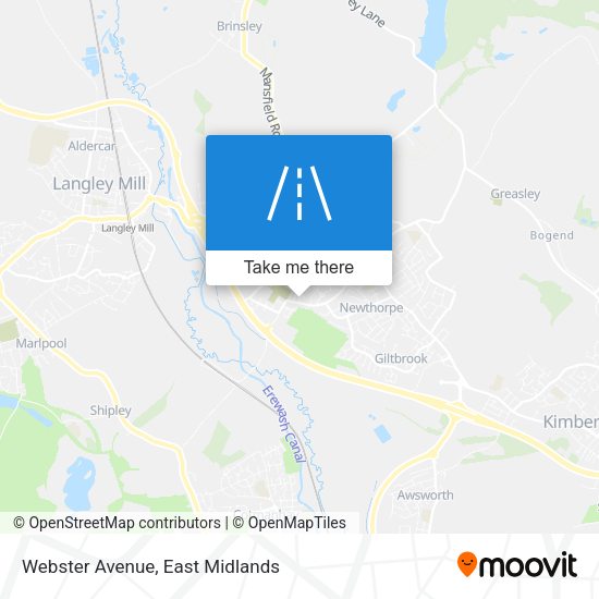 Webster Avenue map
