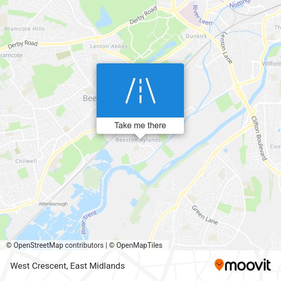 West Crescent map
