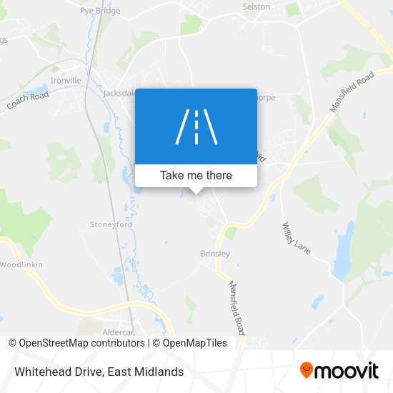 Whitehead Drive map