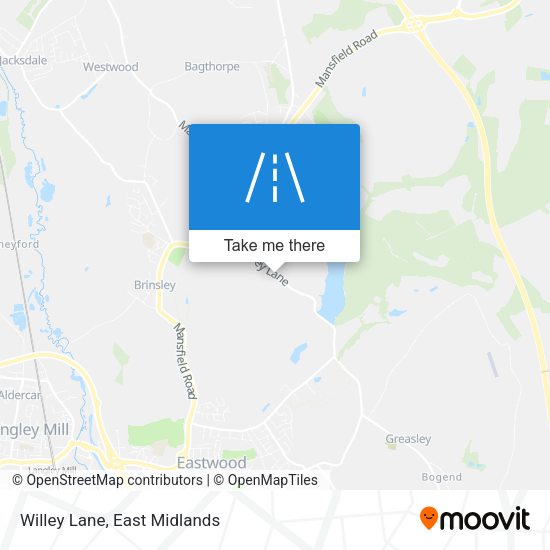 Willey Lane map