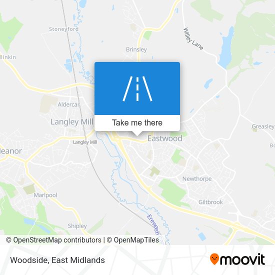 Woodside map