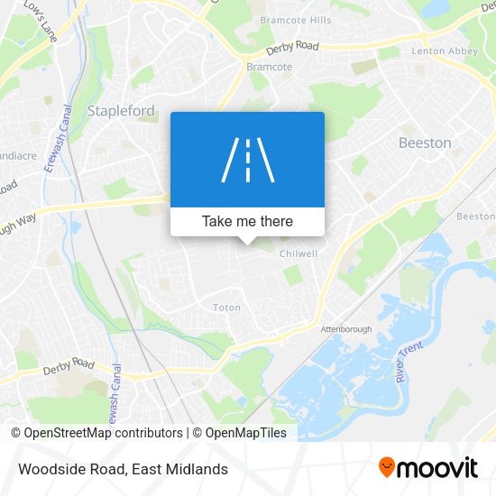 Woodside Road map