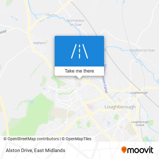 Alston Drive map