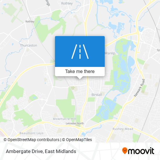 Ambergate Drive map