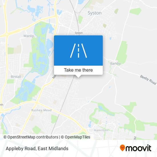 Appleby Road map
