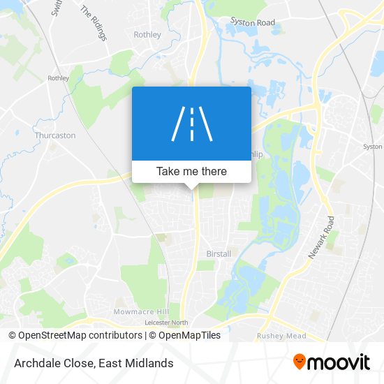 Archdale Close map