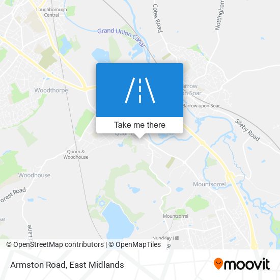 Armston Road map