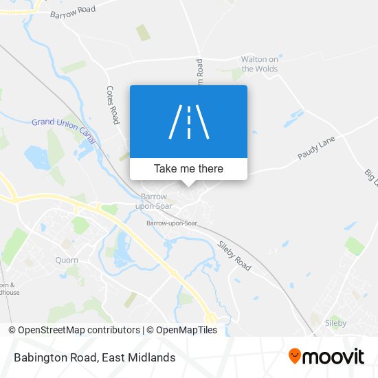 Babington Road map