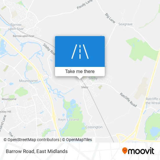 Barrow Road map